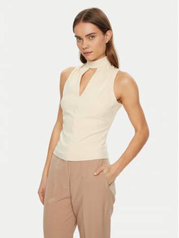 Guess Блузка W5RP05 KCBO2 Écru Regular Fit Guess Блузка W5RP05 KCBO2 Écru Regular Fit