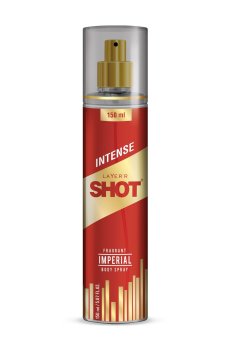 LAYERR SHOT Men Imperial Long Lasting Fragrance Body Spray - 150 ml
