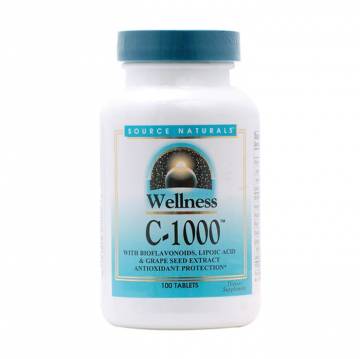 Витамин С Source Naturals Wellness Vitamin C-1000, 100 таблеток