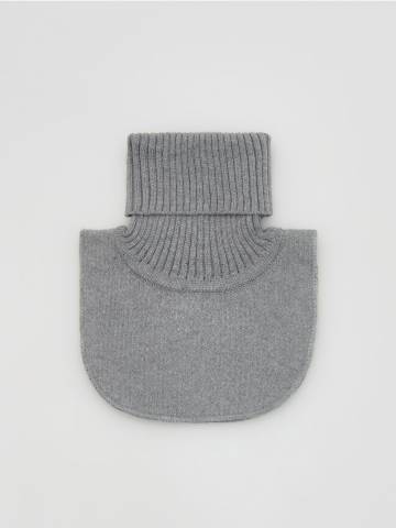 Reserved - Шарф-манішка - темно-сірий - 465HW-90X