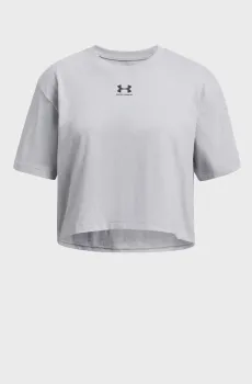 Детская серая футболка UA Rival SS Серый 8 Under Armour 1389755-011