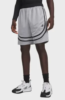 Мужские серые шорты Curry Sig Short-WHT Серый XL Under Armour 6011369-100