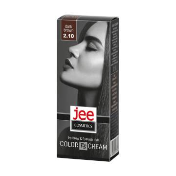 Крем-краска для бровей и ресниц Jee Cosmetics Eyebrow & Eyelash Dye Color Cream 2.10 Темно-коричневый, 50 мл Крем-краска для бровей и ресниц Jee Cosmetics Eyebrow & Eyelash Dye Color Cream 2.10 Темно-коричневый, 50 мл