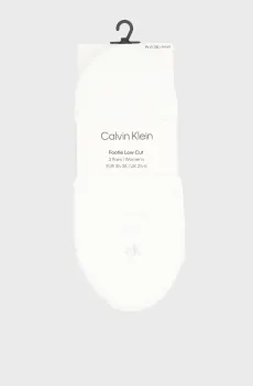 Женские белые следы (3 пары) Белый 35-38 Calvin Klein 701234371