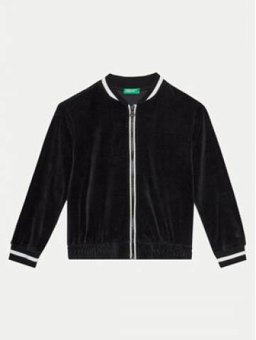 United Colors Of Benetton Світшот 3UK0C503W Чорний Regular Fit United Colors Of Benetton Світшот 3UK0C503W Чорний Regular Fit