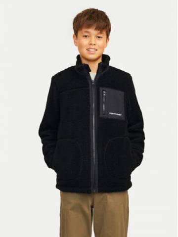 Jack&Jones Junior Демісезонна куртка Teddy 12261341 Чорний Regular Fit Jack&Jones Junior Демісезонна куртка Teddy 12261341 Чорний Regular Fit