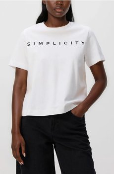 Reserved - Футболка з вишитим написом - білий - 182HT-00X