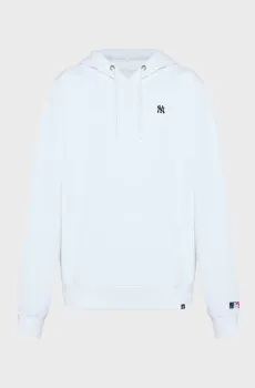 Белое худи NEW YORK YANKEES BASE RUNNER L (унисекс) Белый XL 47 Brand 580278WW-FS