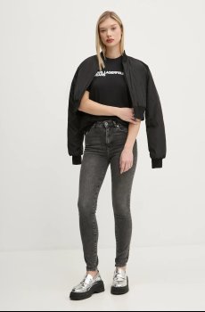 Хлопковая футболка Karl Lagerfeld Jeans