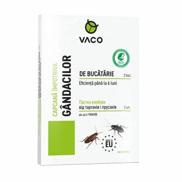 Ловушка клеевая Vaco Eco от тараканов и прусаков, 2 шт Ловушка клеевая Vaco Eco от тараканов и прусаков, 2 шт