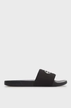 Мужские черные слайдеры ESS SLIDE Черный 42 Calvin Klein YM0YM01393