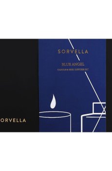 Уценка! Парфюмированный набор Sorvella Perfume Blue Angel (аромадиффузор, 120 мл + парфюмированная свеча, 170 г)