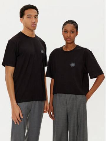 Filling Pieces Футболка Unisex Embroidered Knot 7449986 Чорний Regular Fit Filling Pieces Футболка Unisex Embroidered Knot 7449986 Чорний Regular Fit