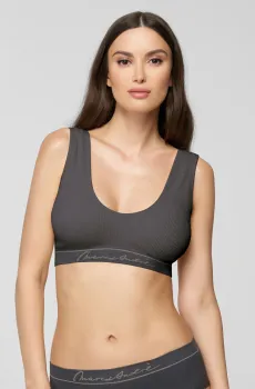 Женский серый топ Серый 36 MARC&ANDRE S23-0665-TPS-SY