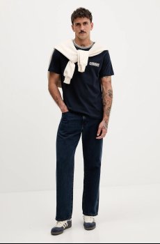 Хлопковая футболка Guess Jeans