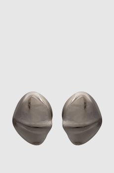 Серые серьги