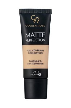 Тональная основа для лица Golden Rose Matte Perfection Full Coverage Foundation SPF 15, N4, 35 мл