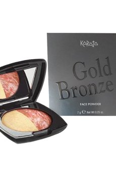 Уценка! Пудра-румяна Karaja Gold & Bronze 35, 7 г