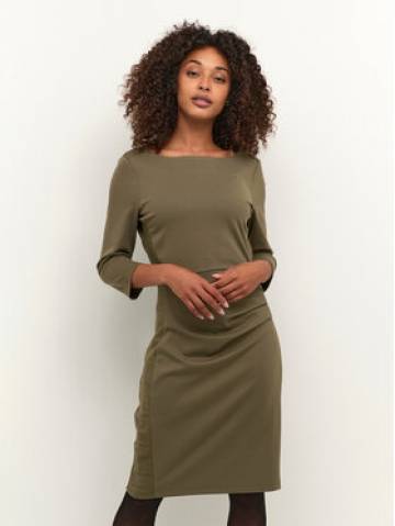 Kaffe Повсякденна сукня Sara 10505179 Зелений Slim Fit Kaffe Повсякденна сукня Sara 10505179 Зелений Slim Fit