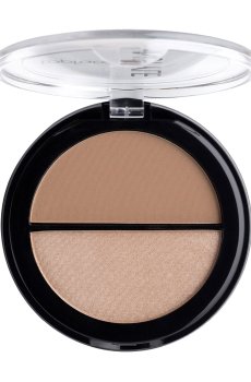 Бронзер-хайлайтер для лица TopFace Instyle Contour & Highlighter Powder, 02, 10 г