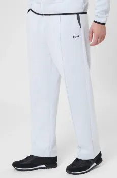 Мужские белые спортивные брюки с узором Белый L BOSS 50543145;100