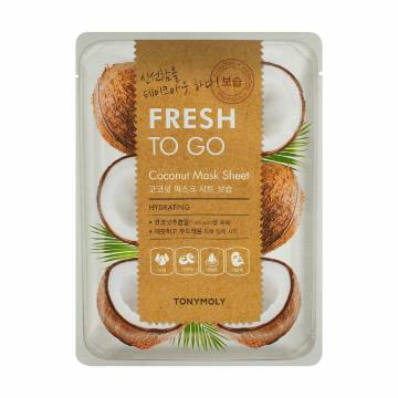 Тканевая маска для лица Tony Moly Fresh To Go Coconut Mask Sheet Hydrating с кокосом, 25 г Тканевая маска для лица Tony Moly Fresh To Go Coconut Mask Sheet Hydrating с кокосом, 25 г