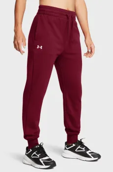 Женские бордовые спортивные брюки UA Rival Fleece Jogger Бордовый XS Under Armour 1379438-625