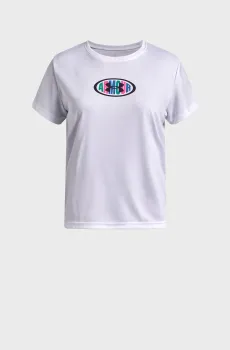 Детская белая футболка Tech Armour Graphic SS Белый 7 Under Armour 6017137-100
