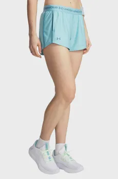 Женские голубые шорты Tech Play Up Shorts Голубой S Under Armour 1389882-425