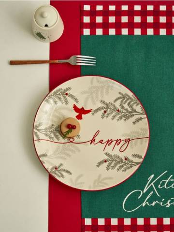 Керамічна тарілка - білий