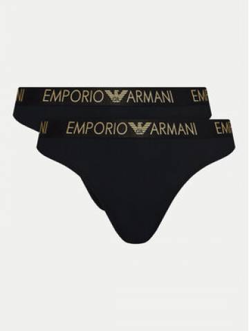 Emporio Armani Underwear Набір з 2 пар стрінгів 163333 4F235 00020 Чорний Emporio Armani Underwear Набір з 2 пар стрінгів 163333 4F235 00020 Чорний