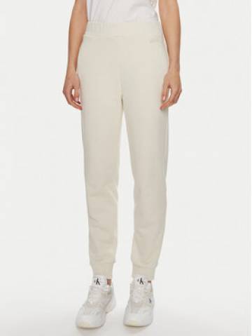 Calvin Klein Спортивні штани Micro Logo K20K206632 Écru Regular Fit Calvin Klein Спортивні штани Micro Logo K20K206632 Écru Regular Fit