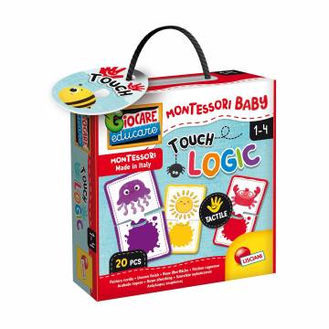 Тактильный пазл LISCIANI Montessori Baby Touch Logic от 1 года, 5.1*19.3*19.3 см, 20 элементов (92697) Тактильный пазл LISCIANI Montessori Baby Touch Logic от 1 года, 5.1*19.3*19.3 см, 20 элементов (92697)