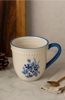Чашка з принтом - блакитний