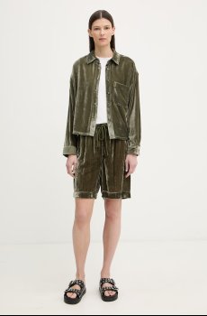 Рубашка из велюра American Vintage