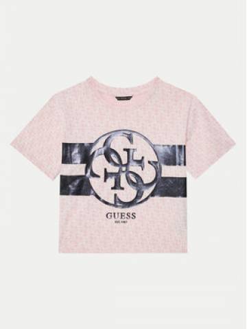 Guess Футболка J5RI04 K6YW4 Рожевий Regular Fit Guess Футболка J5RI04 K6YW4 Рожевий Regular Fit