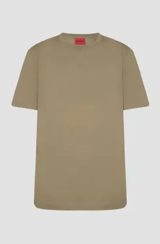 Мужская бежевая футболка Бежевый L HUGO 50542969;219