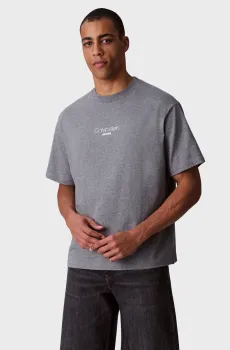Мужская серая футболка SS 16S RLXD FIT CKJ GRAPHIC Серый L Calvin Klein Jeans LV04RC851G