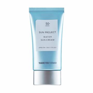 Солнцезащитный водостойкий крем для лица Thank You Farmer Sun Project Water Sun Cream SPF 50+ PA+++, 50 мл Солнцезащитный водостойкий крем для лица Thank You Farmer Sun Project Water Sun Cream SPF 50+ PA+++, 50 мл
