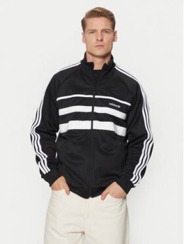 adidas Світшот The First Track JP1046 Чорний Regular Fit adidas Світшот The First Track JP1046 Чорний Regular Fit