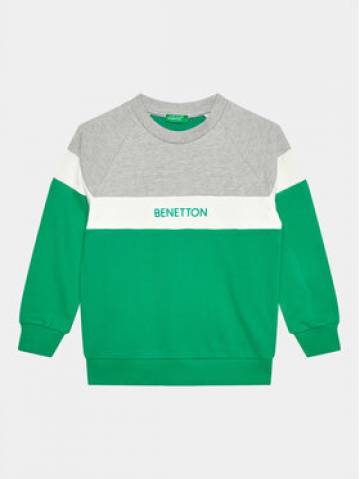 United Colors Of Benetton Світшот 3FPPC10DZ Зелений Regular Fit United Colors Of Benetton Світшот 3FPPC10DZ Зелений Regular Fit