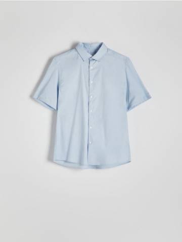 Reserved - Гладка сорочка regular fit - блідо-блакитний - 3884C-05X Reserved - Гладка сорочка regular fit - блідо-блакитний - 3884C-05X