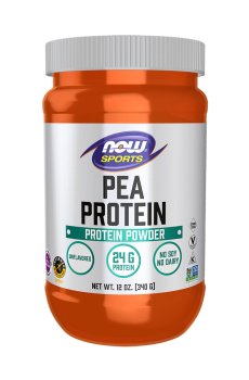 Гороховый белок Now Foods Pea Protein Powder натуральный, без вкусовых добавок, в порошке, 340 г