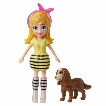 Ігровий набір Polly Pocket Стильний гардероб модниці блондинка та собака (HKV88/5) Ігровий набір Polly Pocket Стильний гардероб модниці блондинка та собака (HKV88/5)