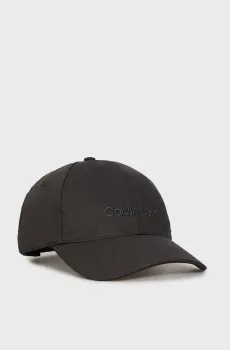 Мужская черная кепка LOGO Черный ONESIZE Calvin Klein LV04D5024G
