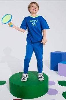 Спортивна футболка з швидковисихаючої тканини Active - синій