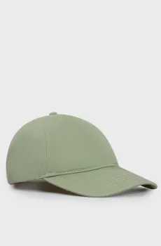 Мужская зеленая кепка CONTRAST LOGO COTTON TWILL CAP Зеленый ONESIZE Gant 9900249