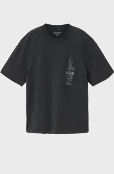 Мужская черная футболка IGNIS Черный L AllSaints M026PF
