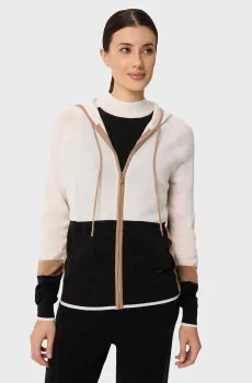 Женское шерстяное худи Разноцветный 46 MARC&ANDRE W25-00CH0514