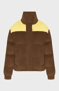 Женская коричневая вельветовая куртка Коричневый 40 Moschino A0619.8220;1095